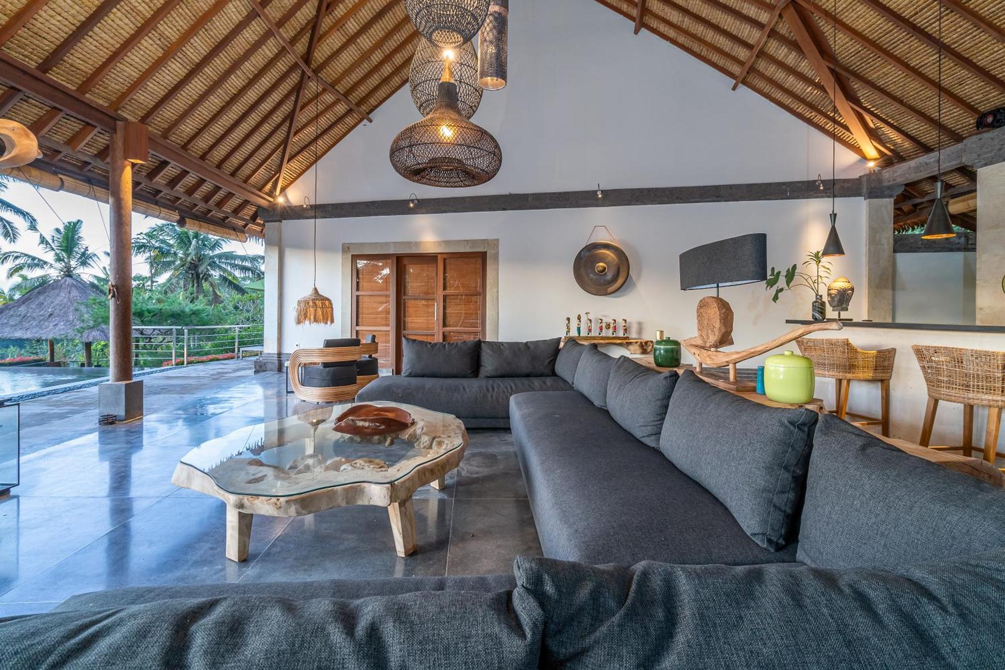 Villa Themma Jungle - Sumptuous 3Br Luxury Villa With Majestic Jungle View North Of Ubud Exterior photo